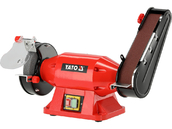 SZLIFIERKA STOŁOWA TARCZOWA TAŚMOWA PODWÓJNA DO OSTRZENIA 150mm 520W 230V YATO YT-822110