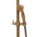 KOLUMNA PRYSZNICOWA DESZCZOWNICA Z BATERIĄ RETRO BRONZE 1 MOSIĄDZ FALA 75829