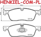 Klocki hamulcowe SAMKO 5SP2095  - JAGUAR F-PACE (X761) XE (X760) XF II (X260) XF SPORTBRAKE (X260) LAND ROVER RANGE ROVER VELAR (L560) - OŚ PRZEDNIA