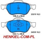 KLOCKI HAMULCOWE SAMKO 5SP898 - przód RENAULT LAGUNA II III TWINGO WIND