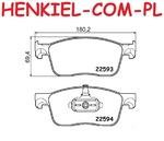 Klocki hamulcowe QUARO QP5721C  CERAMICZNE  - CITROEN JUMPY III SPACETOURER FIAT SCUDO ULYSSE OPEL VIVARO C ZAFIRA LIFE PEUGEOT EXPERT TRAVELLER TOYOTA PROACE PROACE VERSO - OŚ PRZEDNIA