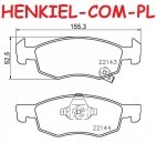 Tarcze hamulcowe wentylowane MIKODA 0354 + KLOCKI BREMBO P59084 - OPEL CORSA E CORSA E Van - OŚ PRZEDNIA