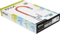 BATERIA KUCHENNA ZLEWOZMYWAKOWA ELASTYCZNA WYLEWKA FLEXIBLE POMARAŃCZOWA FALA 75708