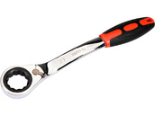 KLUCZ OCZKOWY DWUNASTOKĄTNY ODGIĘTY Z GRZECHOTKĄ 27mm YATO YT-02386