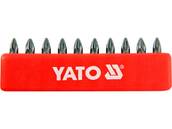 KOŃCÓWKI WKRĘTAKOWE BITY PZ1x25mm 10szt. YATO YT-0470