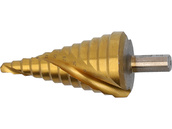 WIERTŁO STOPNIOWE STOŻKOWE SPIRALNE HSS 6-38mm YATO YT-44749