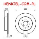 TARCZA HAMULCOWA MIKODA 0829 - HONDA CIVIC MB MC ES EM EP - OŚ TYLNA