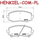 Tarcze hamulcowe wentylowane MIKODA 1130 + KLOCKI ICER 181937 - HYUNDAI i20 (PB,PBT) - OŚ PRZEDNIA