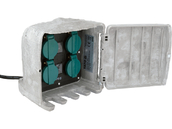 GNIAZDO OGRODOWE HERMETYCZNE IMITACJA KAMIENIA IP44 4X230V YATO YT-81271