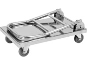 WÓZEK PLATFORMOWY PLATFORMA TRANSPORTOWA ZE STALI NIERDZEWNEJ 150kg YATO YG-09080