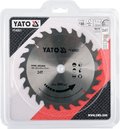 TARCZA DO CIĘCIA DREWNA 185/24T 20MM YATO YT-60621 WIDIOWA