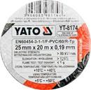 TAŚMA ELEKTROIZOLACYJNA YATO YT-8174 CZARNA 25MM x 20M