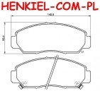 Tarcze hamulcowe wentylowane MIKODA 0827 + KLOCKI SAMKO 5SP1071 - HONDA FR-V (BE) - OŚ PRZEDNIA