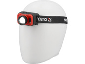 LATARKA LAMPKA CZOŁOWA AKUMULATOROWA Z REGULACJĄ I CZUJNIKIEM RUCHU 600lm IP65 3,7V 1200mAh YATO YT-085941