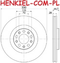 Tarcza hamulcowa wentylowana MIKODA 4309 - ALFA ROMEO GIULIA (952_) STELVIO (949_) - OŚ PRZEDNIA