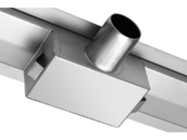 ODPŁYW LINIOWY KRATKA BRODZIK TOCANTINS STAL NISKI SYFON 60 CM FALA 75370