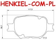 Tarcze hamulcowe wentylowane MIKODA 2231 + KLOCKI SAMKO 5SP837 - TOYOTA COROLLA Verso COROLLA kombi (_E12_) - OŚ PRZEDNIA