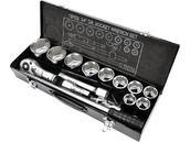 ZESTAW NARZĘDZIOWY KLUCZY NASADOWYCH 3/4'' 15szt. YATO YT-1334