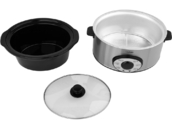 WOLNOWAR GARNEK CERAMICZNY SLOW COOKER Z PROGRAMATOREM LCD 4,5L 280W INOX LUND 67660