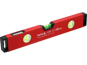 POZIOMNICA ALUMINIOWA 3 LIBELLE Z UCHWTEM 400mm 0,4m 40cm YATO YT-30080