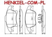 Klocki hamulcowe SAMKO 5SP1977 - FORD GALAXY III MONDEO V Hatchback MONDEO V Sedan MONDEO V Turnier S-MAX II - OŚ PRZEDNIA