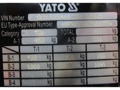 CIĄGNIK TRAKTOR KOMPAKTOWY DO OGRODU I GOSPODARSTWA 4X4 DIESEL 25KM YATO YT-85830