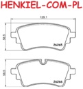 Klocki hamulcowe QUARO QP0210 - AUDI A4 B9 A5 F53 A5 FU2 A6 C8 A7 Sportback 4KA A8 D5 Q5 VW TOUAREG - OŚ TYLNA