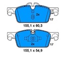 Tarcze hamulcowe wentylowane MIKODA 0557 + KLOCKI MIKODA 71731 - PEUGEOT 508 - OŚ PRZEDNIA