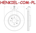 Tarcze hamulcowe wentylowane MIKODA 1143 + KLOCKI MIKODA 71146 - HYUNDAI i20 (GB, IB) 20 Coupe (GB) i20 ACTIVE (IB, GB) KIA RIO III ( UB ) RIO III Sedan (UB) RIO IV (YB, SC, FB) RIO IV Sedan (SC, FB)  - OŚ PRZEDNIA