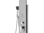PANEL PRYSZNICOWY NATRYSKOWY HYDROMASAŻ DESZCZOWNICA INOX STEELY 6 FALA 75979