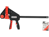 ŚCISK SZYBKOMOCUJĄCY SZYBKOZACISKOWY STOLARSKI 300mmx100mm 270kg YATO YT-63883