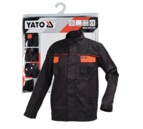 KOMBINEZON DWUCZEŚCIOWY BLUZA KURTKA ROBOCZA NA ZAMEK YATO YT-80904 + SPODNIE ROBOCZE YATO YT-80910 rozmiar XL