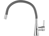 BATERIA KUCHENNA ZLEWOZMYWAKOWA ELASTYCZNA WYLEWKA FLEXIBLE CIEMNOSZARA FALA 75711