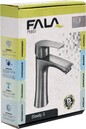BATERIA UMYWALKOWA STOJĄCA KRAN STEELY 3 SREBRNA INOX FALA 75803