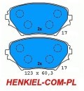 Tarcze hamulcowe wentylowane MIKODA 2252 + KLOCKI LPR 05P958 - TOYOTA RAV 4 II ( XA2 ) - OŚ PRZEDNIA