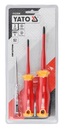 WKRĘTAK ŚRUBOKRĘT IZOLOWANY PHILIPS PH PRÓBNIK TESTER NAPIĘCIA EXTRA SLIM kpl. 3el. YATO YT-282680