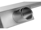 ODPŁYW LINIOWY OLIMP 70 CM WET&DRY NISKI SYFON NIERDZEWNY GRECKI FALA 75422