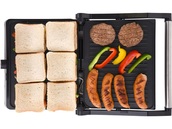 GRILL OPIEKACZ ELEKTRYCZNY ROZKŁADANY KONTAKTOWY KOMPAKTOWY 2000W LUND 67451
