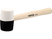 MŁOTEK GUMOWY Z DREWNIANYM TRZONKIEM 341mm 580g YATO YT-4603