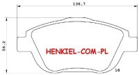 Tarcze hamulcowe wentylowane MIKODA 0545 + KLOCKI QUARO QP7217 - CITROEN C3 C3 PICASSO DS3 - OŚ PRZEDNIA