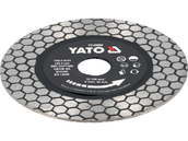 TARCZA DIAMENTOWA DO SZLIFOWANIA I CIĘCIA GRESU CERAMIKI GLAZURY PORCELANY 125mm 22,2mm YATO YT-59980