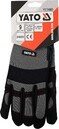 RĘKAWICE RĘKAWICZKI ROBOCZE OCHRONNE WZMACNIANE RZEP roz. 10 YATO YT-74664