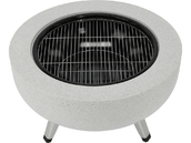 PALENISKO OGRODOWE STALOWE RUSZT GRILL STOLIK OGRODOWY - IMITACJA NATURALNEGO KAMIENIA 3w1 LUND 99718