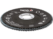 TARCZA DO SZLIFOWANIA ŚCIERNICA INOX P60 125MM NIEBIESKA YATO YT-833006
