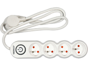 PRZEDŁUŻACZ LISTWA ZASILAJĄCA 4 GNIAZDA Z UZIEMIENIEM WYŁĄCZNIK 1,5M 1,5MM2 STHOR 72353 