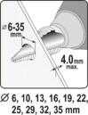 WIERTŁO STOPNIOWE STOŻKOWE HSS 6-35mm YATO YT-44739