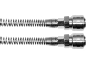 SZYBKOZŁĄCZE F ZE SPRĘŻYNĄ NA WĄŻ 6X10MM 2 SZTUKI YATO YT-24101