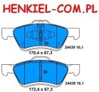 KLOCKI HAMULCOWE SAMKO 5SP1622 FORD MAVERICK MAZDA TRIBUTE