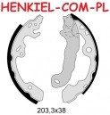 Bębny hamulcowe z piastą MIKODA 9219 + SZCZĘKI SAMKO 87380 + SZPILKI -FORD FOCUS (DAW, DBW) FOCUS Turnier (DNW) FOCUS Sedan (DFW) - OŚ TYLNA