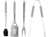 SZTUĆCE DO GRILOWANIA ZESTAW DO GRILOWANIA 4SZT, STAL NIERDZEWNA YATO YG-20110